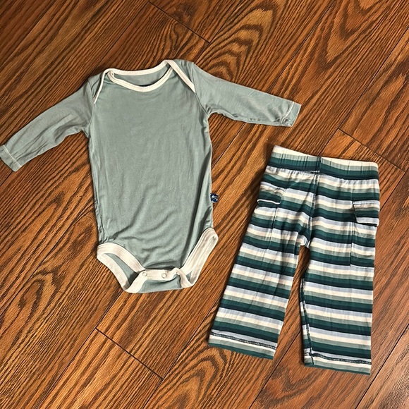 Kickee Pants Matching Sets Kickee Pants Bamboo Outfit Onesie Pants